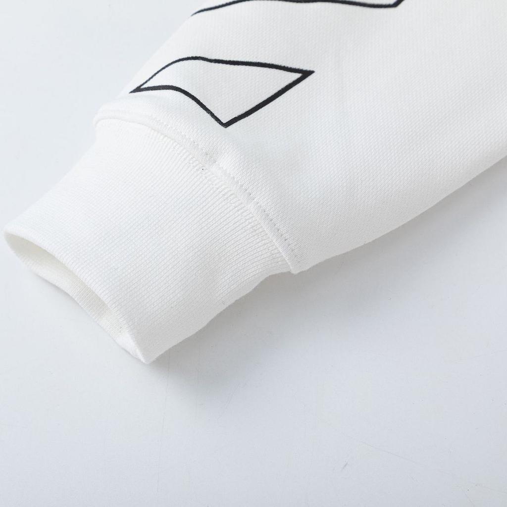 9085 Off-White 2026 Autumn New OW Angel Car Pattern Printed Men's and Women's Hoodie