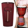 Сумка Регулируемые плечевые ремни Рюкзак Передний карман на молнии Чехол для переноски африканского барабана
