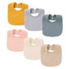 Soft U-Shaped 4-Layer Cotton Gauze Baby Bib: Absorbent and Lightweight for Spring and Summer