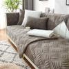 Autumn and Winter Plush Quilted Sofa Cushion Modern Simple Non-Slip Super Soft Sofa Cushion Towel