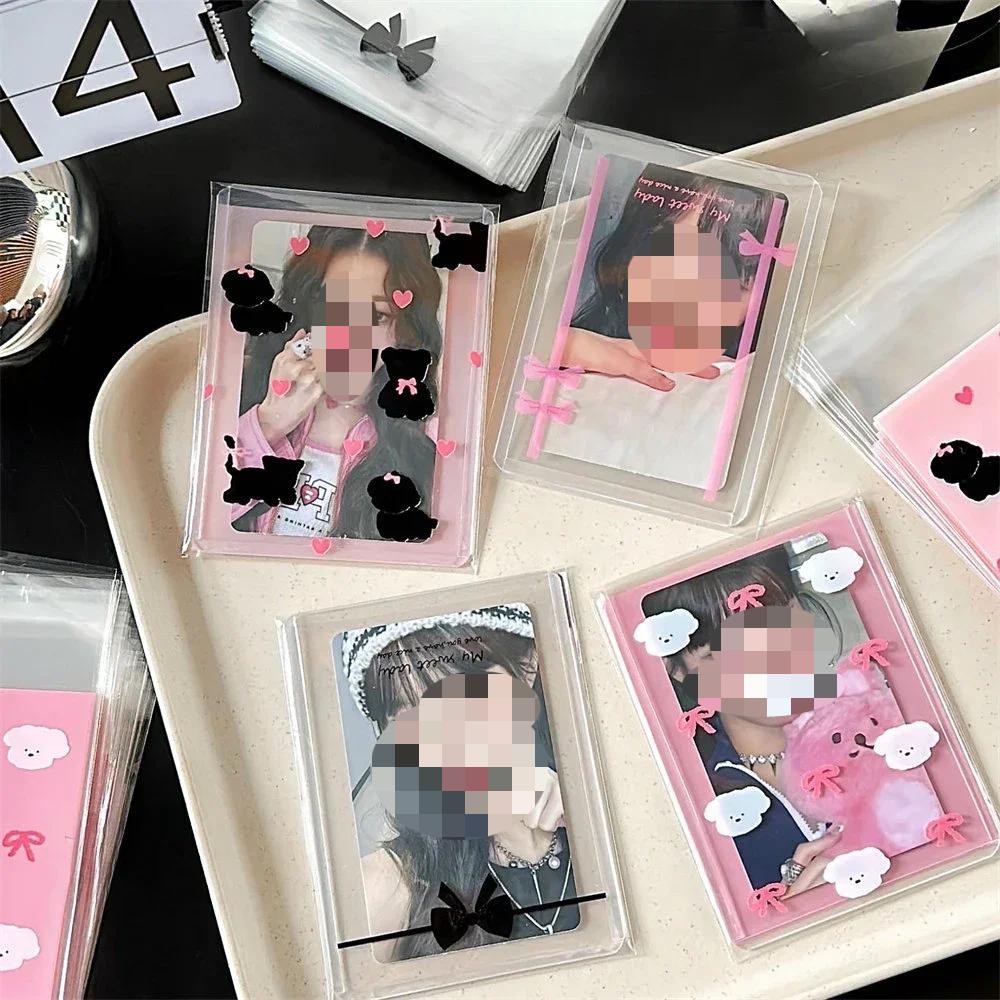 50 шт. Защитные чехлы для фотокарт Kpop Idol, защитные чехлы для фотокарт, подарочная упаковка для конфет, печенья