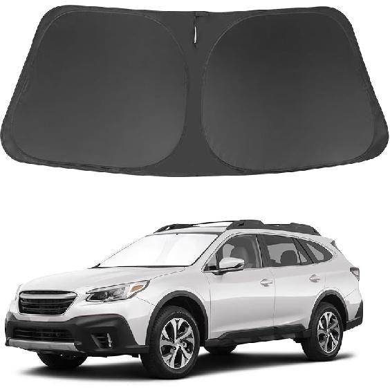 TINGLU Солнцезащитный козырек для Tesla Model X Tesla X 2016-2024 2025 Аксессуары Солнцезащитный козырек на лобовое стекло Защита от УФ-лучей Накидка на солнцезащитный козырек С