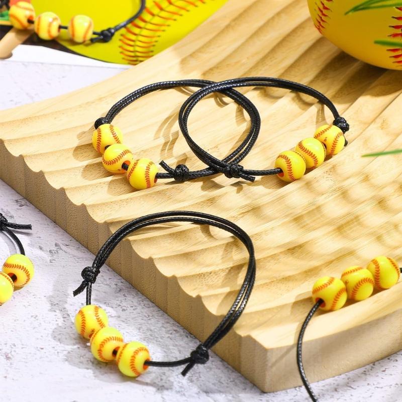 Colorful Stretchy Beaded Bracelets Soft Clay Hand Rope Chain Bangle for Active Lifestyles and Trendy Accessories