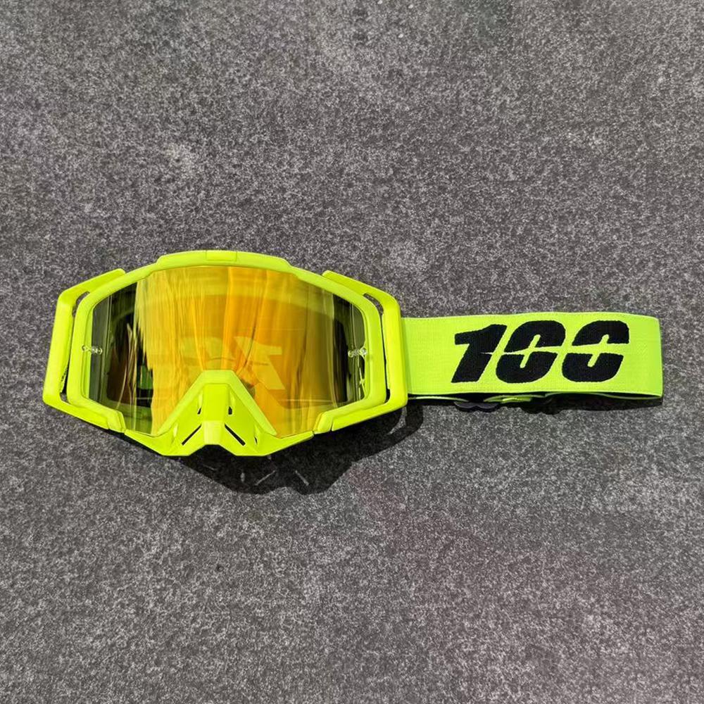 100 очков для мотокросса, солнцезащитные очки для мотоциклистов, мужские очки для горного велосипеда, квадроцикла, ветрозащитная защита, лыжи, велоспорт, гонки, внедорожные очки