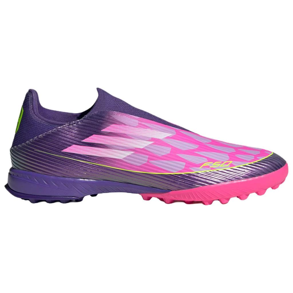 Adidas Lamine Yamal X F50 League Classic Comfortable Soccer Shoes Women Soccer Shoes Purple JQ9733