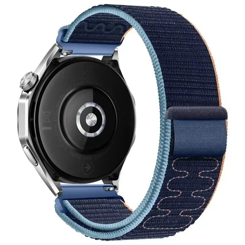 20mm/22mm Nylon Strap For Amazfit T-Rex3 Pro 44/48mm Braided Bracelet Band For Amazfit /Active 2 square/Bip 6/Balance 2/Helio Belt