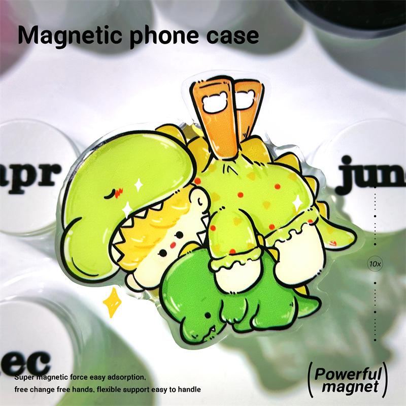 Матовый магнитный чехол Zhitai для iPhone 15P/13, iPhone 12 и Huawei Mate 60 с подставкой.