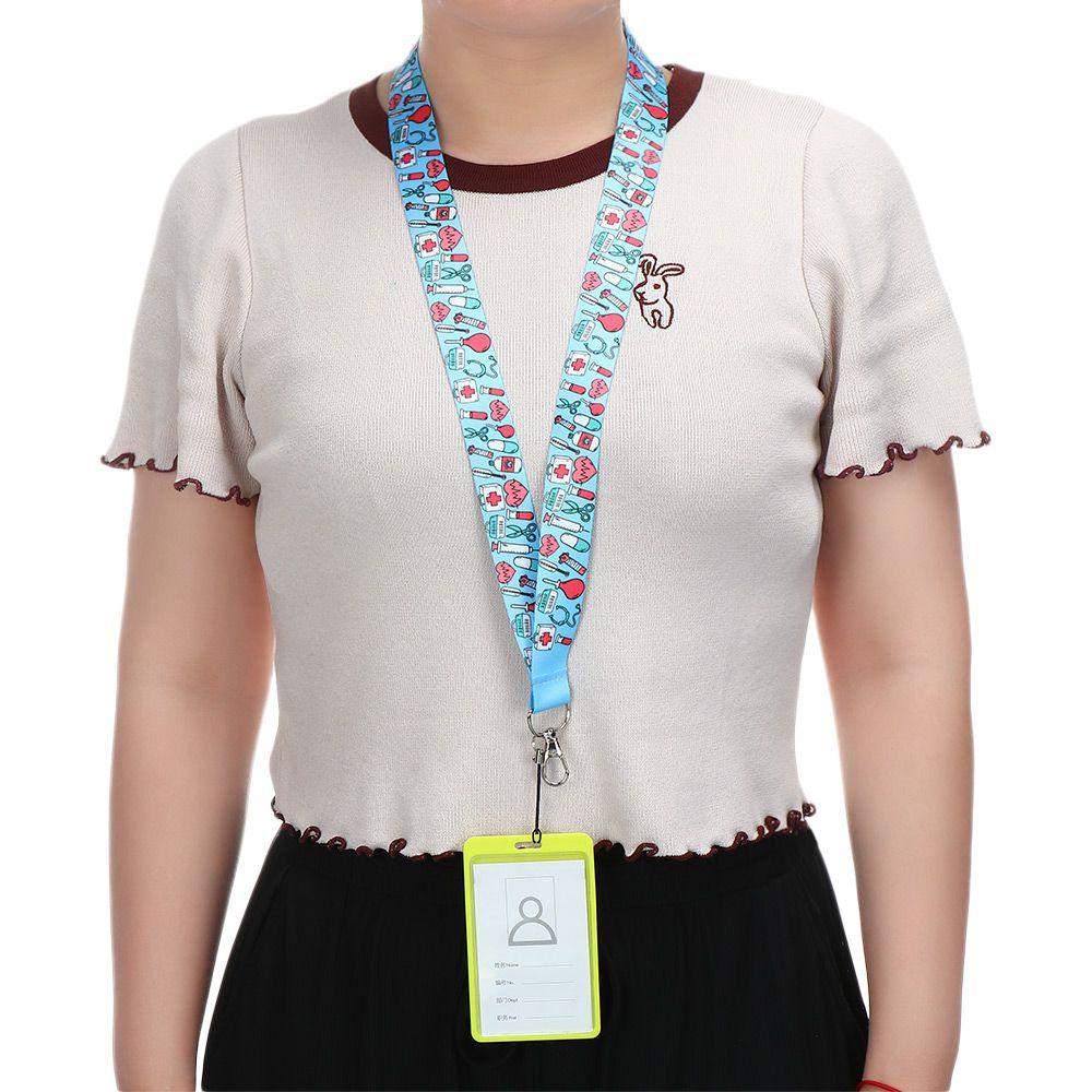 Держатель для мобильного телефона, брелок для ключей, шейные ремни, шнурок для медсестры, брелок для ключей, чехол для удостоверения личности врача, медицинские аксессуары