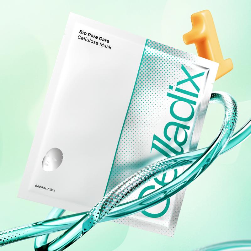 Celladix Био маска для ухода за порами с целлюлозой 18 мл*5 шт.