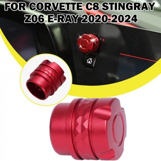 Red High-end Display Power Volume Knob For Chevrolet Corvette C8 Z06 2023-UP New