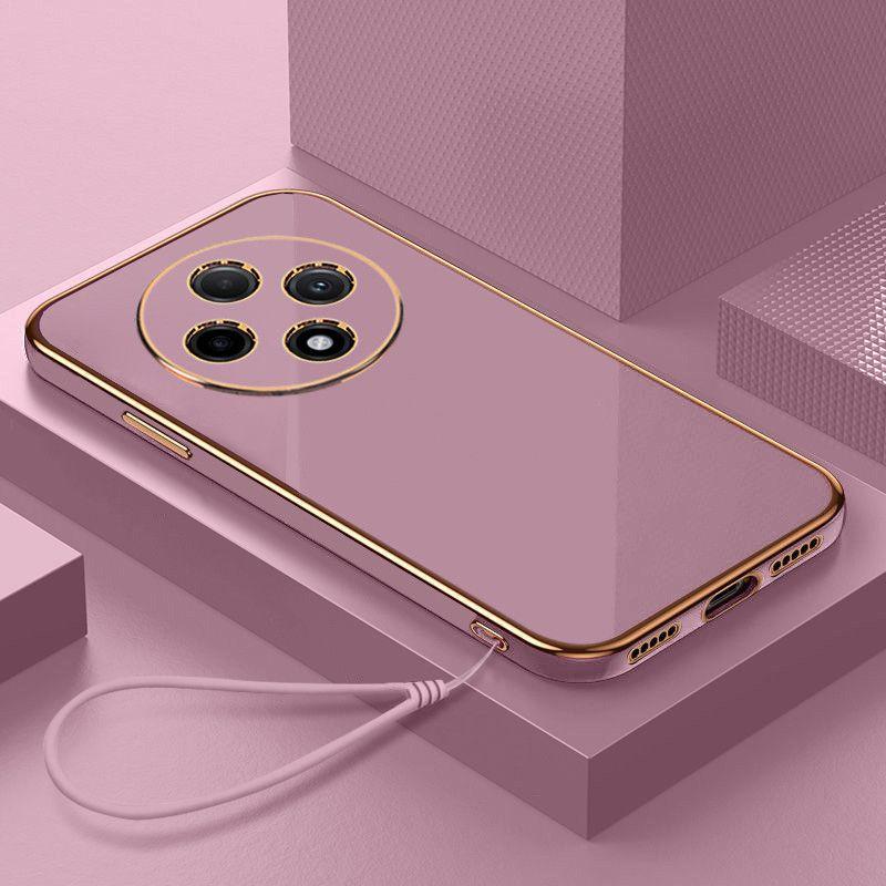 Для OPPO Reno12 F 4G чехол OPPO Reno 12F 4G чехол для телефона роскошный квадратный чехол противоударный силиконовый чехол Fundas