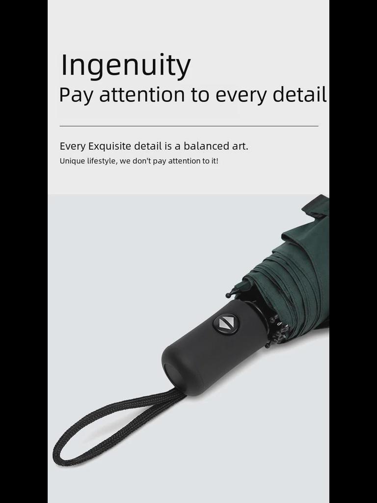 Зонт Genshin Impact Automatic складной с защитой от ультрафиолета для учеников начальной школы - устойчив к ветру, подходит для использования в солнечную и дождливую погоду