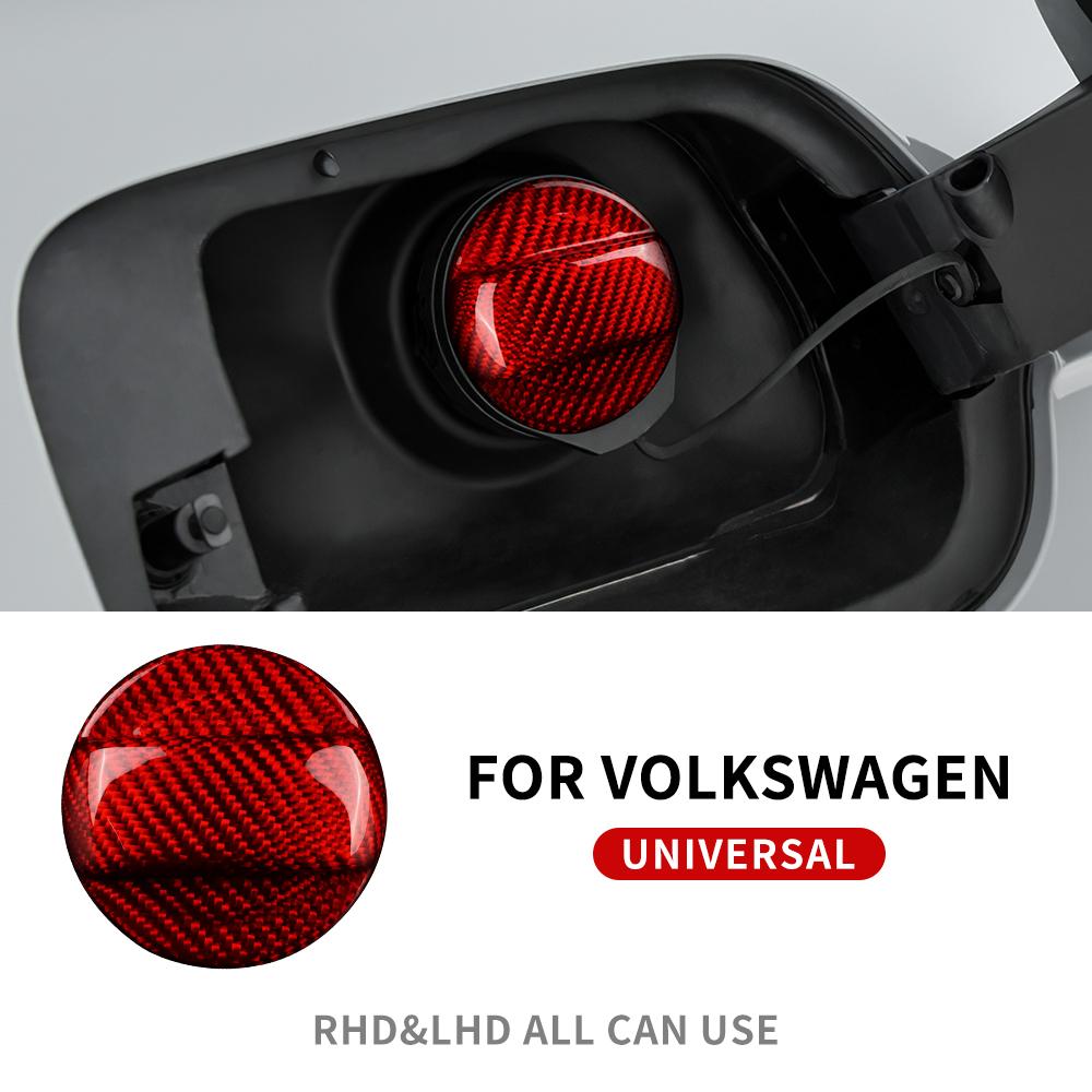 Накладка на крышку бензобака из настоящего углеволокна для Volkswagen Golf 7 MK7 GTI Golf 8 MK8 GTI Beetle Sicrocco Passat CC Tiguan Наклейка