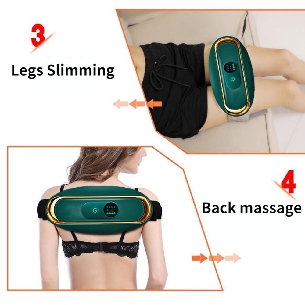 Массажер для похудения тела, электрический массажер, пояс для похудения, массажер для спины, сжигание жира, массаж живота