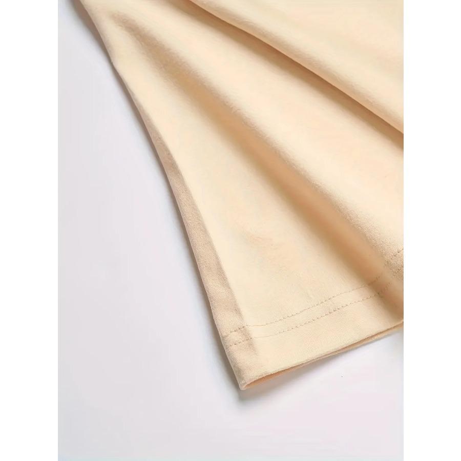 Мужская летняя повседневная футболка свободного размера из 100% хлопка с черным принтом, круглым вырезом и коротким рукавом