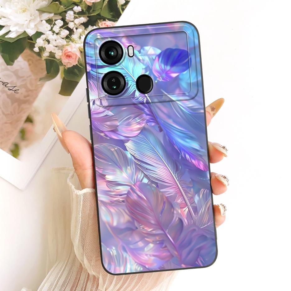 Чехол для Itel P40 P662L Милый Кот Панда Мультяшная Обложка Ударопрочный Мягкий ТПУ Чехол для Телефона Для Itel P40 Plus P683L P 40 ItelP40 + Чехол