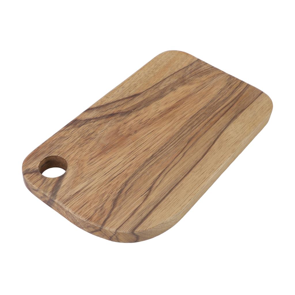 Деревянная разделочная доска с отверстием для подвешивания 11,4 X 6,7 X 0,8 дюйма Деревянная разделочная доска Поднос для пиццы для K