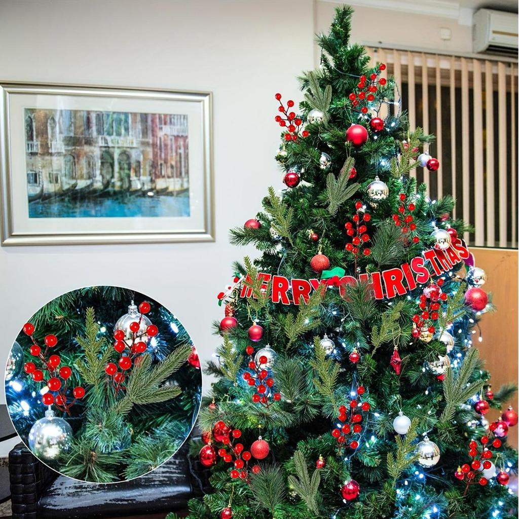 Искусственные сосновые ветки 60 штук зеленые растения праздничный реквизит зеленые растения сосновые иголки аксессуары ручной работы для рождественской елки