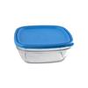 Square Glass Bowl - Duralex - Lys - 11 Cm - Covered - Blue