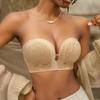 Sexy Women Strapless Bra Wireless Push Up Invisible Bralette Backless Small Breast Lace Brassiere Seamless Lingerie Tops