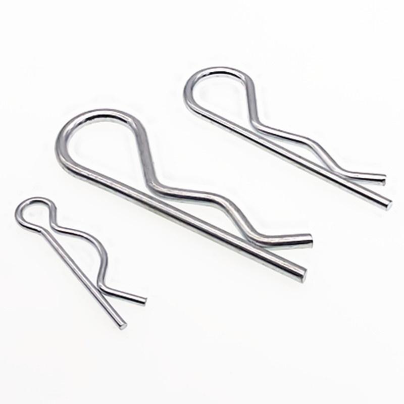 100 шт./кор. R-типа, волнистая карта, шпилька, болт, защелка, шплинт, углеродистая сталь LXY