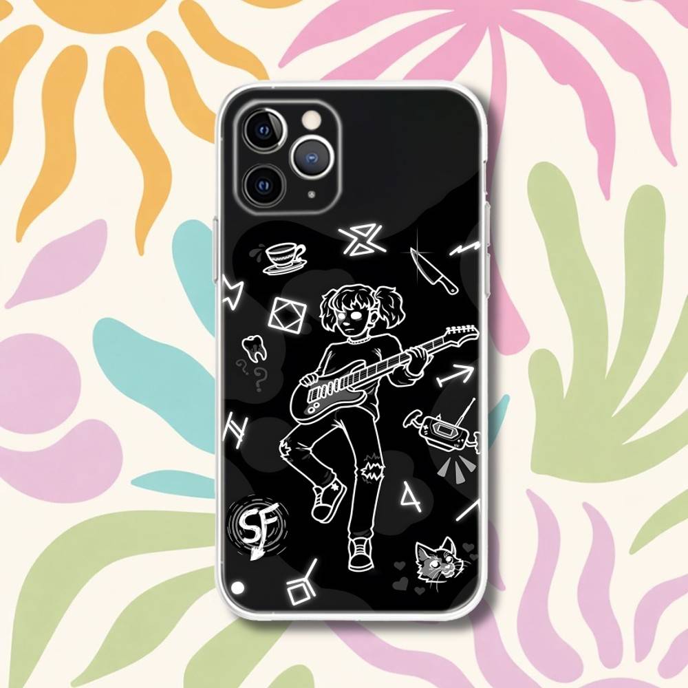 S-Sally Face Game Sal Чехол для телефона iPhone 17,16,15,11,12,14,13 Pro Max Plus Mini X,XS,XR,7,16E Air Прозрачный чехол Fundas