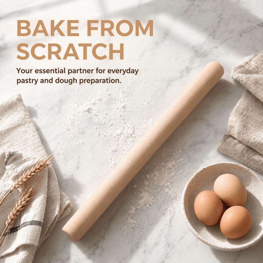 Sturdy Wood Small Rolling Pin Smoothing Texture Fondant Roller Smooth Dough Roller  Fondant Rolling