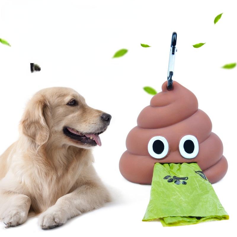 Милый мешок для мусора в форме домашних животных, диспенсер для мусора, мешок для собак, кошек, переноска для мусора, погрузчик, инструмент для чистки для прогулок с собакой на открытом воздухе