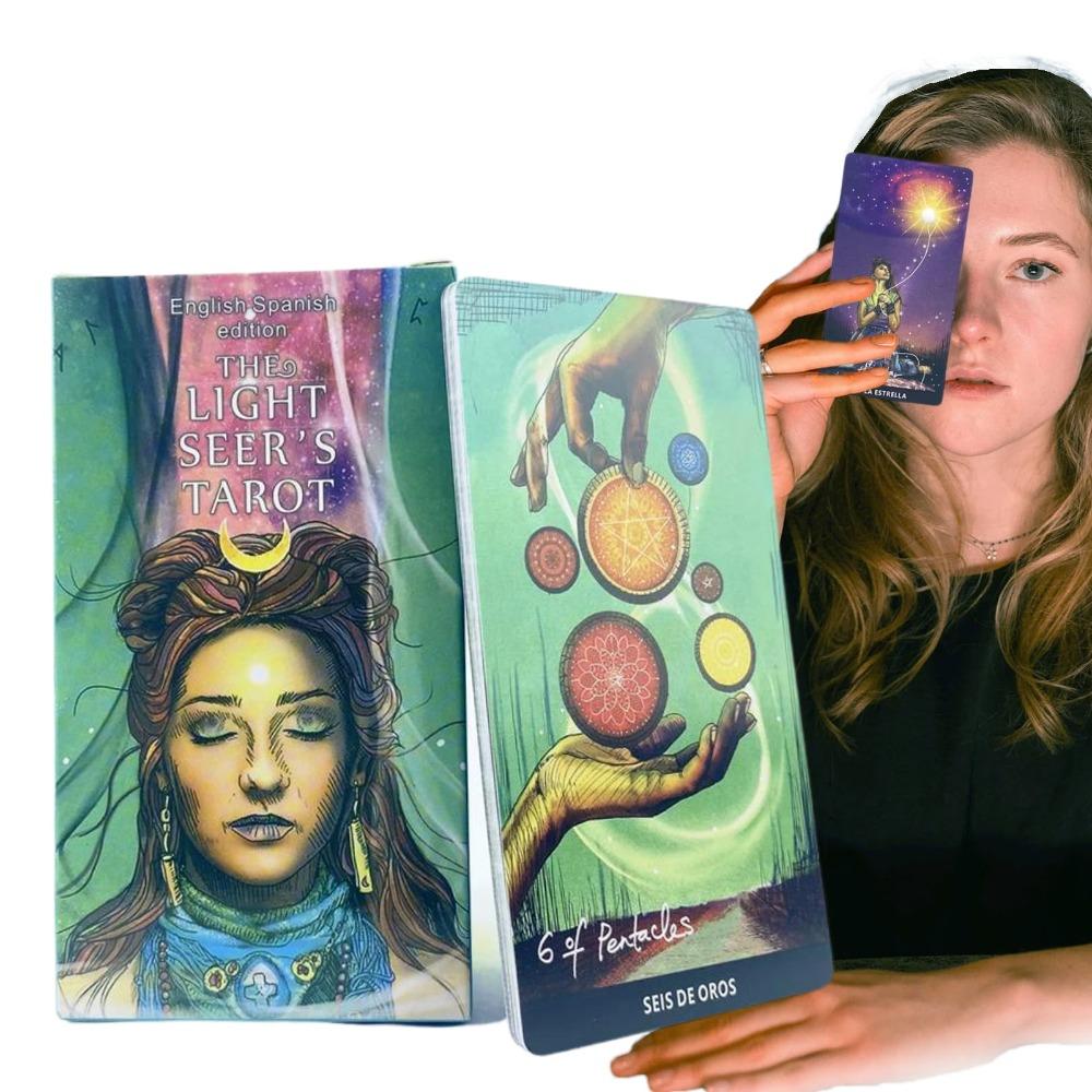 10,5*6,1 см Карты ТАРО Светлого Провидца 78 колода карт английская/испанская версия