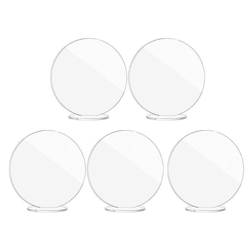 5 шт. прозрачные акриловые карточки с подставками, пустые акриловые номера столов, карточки с именами гостей для свадебного ужина