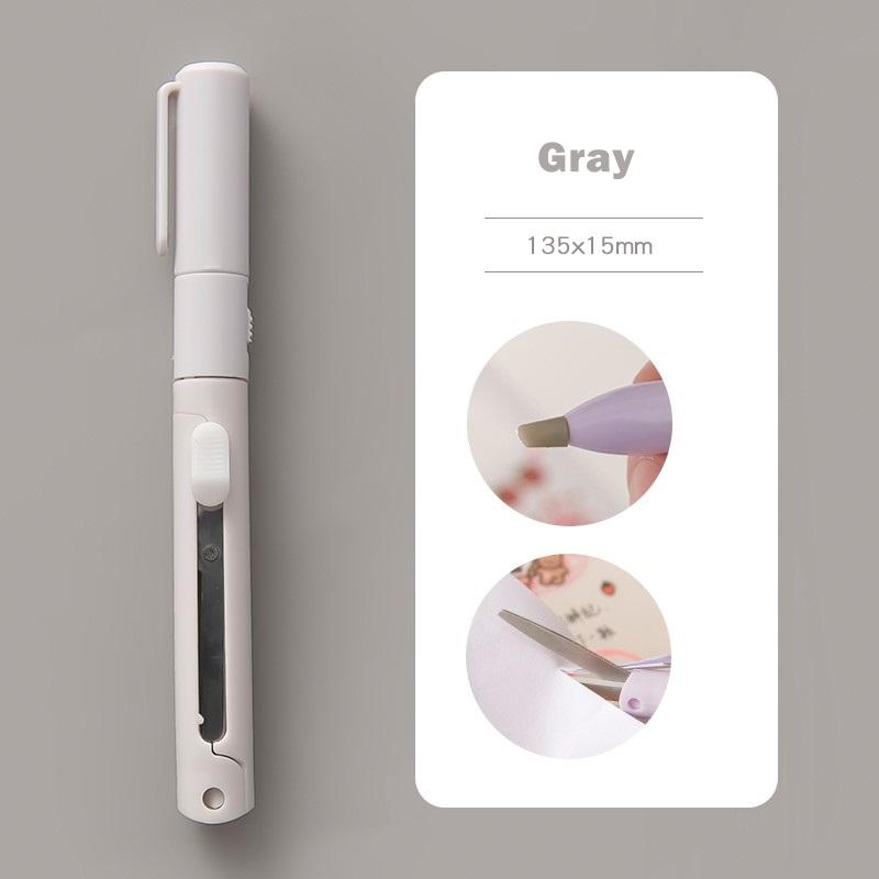 Мини Цветные Складные Ножницы Резак для Ручек Портативный Размер Безопасный Керамический Резак для Ручек Нож для Бумажных Работ Дневника Школы A7021