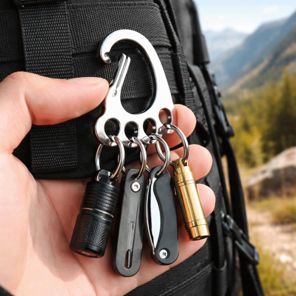 Multi-Ring Key Holder Easy Removal Key Ring Accessory Anti-Loss Key Ring  Multi-purpose Use