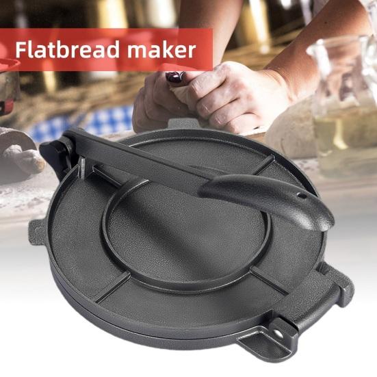Пресс для тортильи 8-дюймовый пресс для теста Pataconera Roti Maker Пресс для тако Сверхмощный, устойчивый к ржавчине Простая в использовании машина для приготовления блинов для домашних угощений
