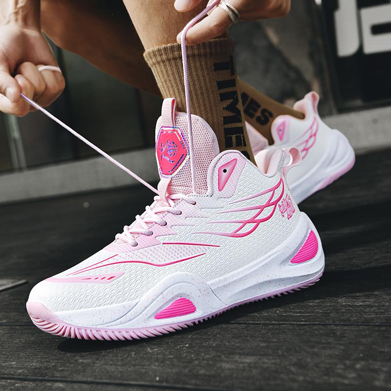 Men Basketball Shoes Field Athletic Basketball Boots Women Training Street Outdoor Cushioned Breathable Sports Tennis Sneakers