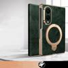 Для Samsung Galaxy Z Fold8 Fold 8 Широкий Ультра Натуральная Кожа Флип-чехол Ретро Масляный Воск Роскошная Коровья Кожа Подставка Чехол для Телефона для Fold8