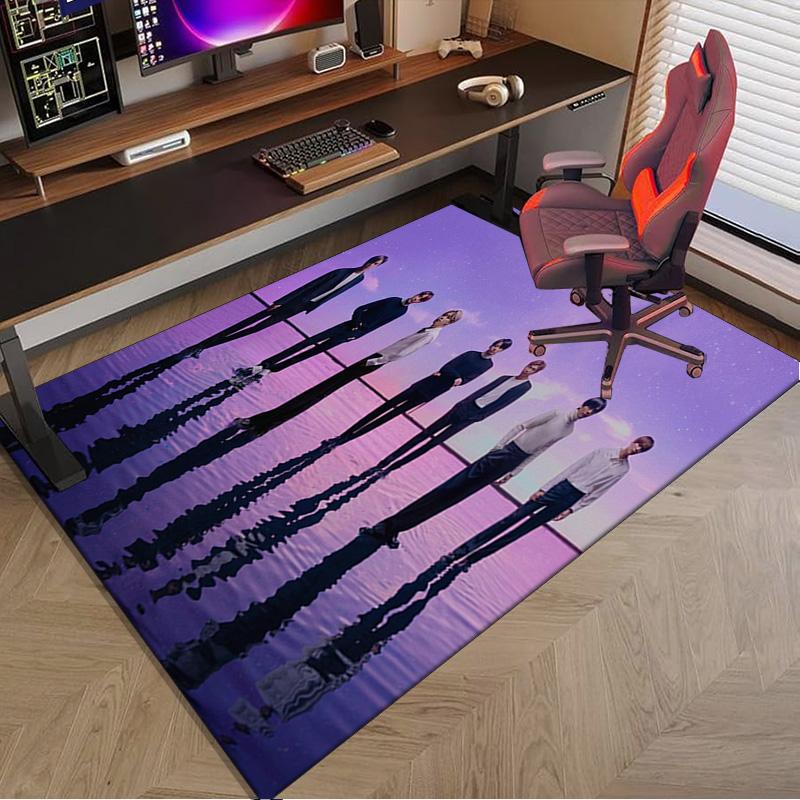 kpop Group Portrait Carpet, Chair Rug,Rug for Office Bedroom living rooms, Doormat decor Fan Gift Christmas Gift