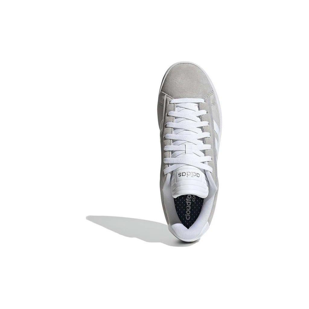 adidas Grand Court Alpha Кроссовки мужские серые с круглым носком, удобные, универсальные, повседневные, низкие IH0854