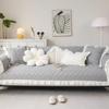 Cotton Sofa Cushion Non-slip Four Season Universal Sofa Cover Ins Style Sofa Towel for Living Room Furniture Protector Home
