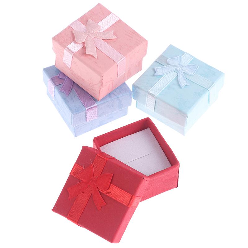 10 шт./компл., органайзер для ювелирных изделий, подарочная коробка, ожерелье, серьги, кольцо, бумажная упаковочная коробка