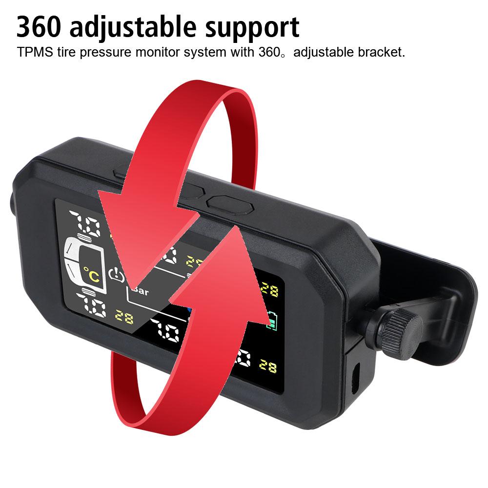 Интеллектуальная сигнализация давления в шинах, предупреждение о температуре, экономия топлива, монитор давления в шинах грузовика/автомобиля, система контроля давления в шинах H13 6 внешних датчиков