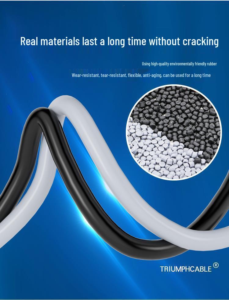 Rubber Power Cord H05RR-F/H05RN-F Copper Core, 0.5-1.0 sq mm - National Standard Electrical Wire