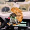 Автомобильный кулон АнгелСобака Крыло Собаки Аксессуары для зеркала заднего вида Брелок Кулон Мультяшный Подвеска Аксессуары Подарок Игрушка