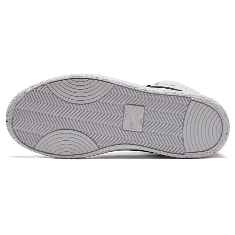 Puma Ralph Sampson Mid Go For Unisex Sneakers Multi-Color White Black 387874-01