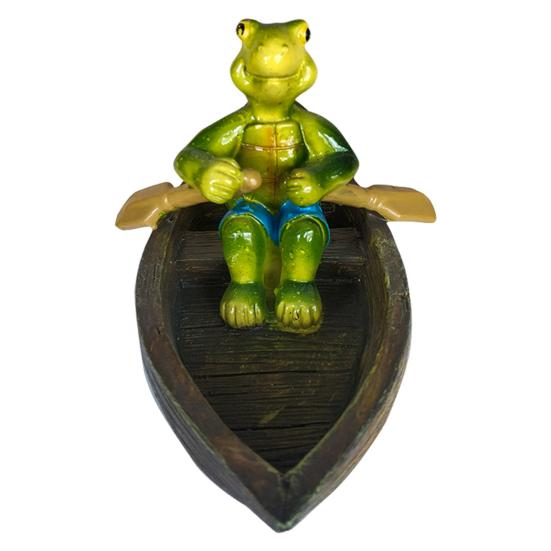 Floating Frog Decoration Pond Frog Decoration Resin Lying Frog Figure for Outdoor Garden Pond Swimming Pool Decor