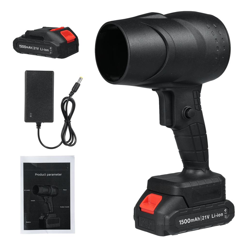 Беспроводной пылеуловитель, мощный турбовентилятор мощностью 1050 Вт, ручной воздуходув, воздуходув для удаления опилок 30 мс