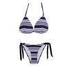 Women's Blue and White Striped 2-Piece Swimsuit HIGH PRESSURE