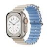 Силиконовый ремешок Apple Watch 11 Ultra с двойной пряжкой