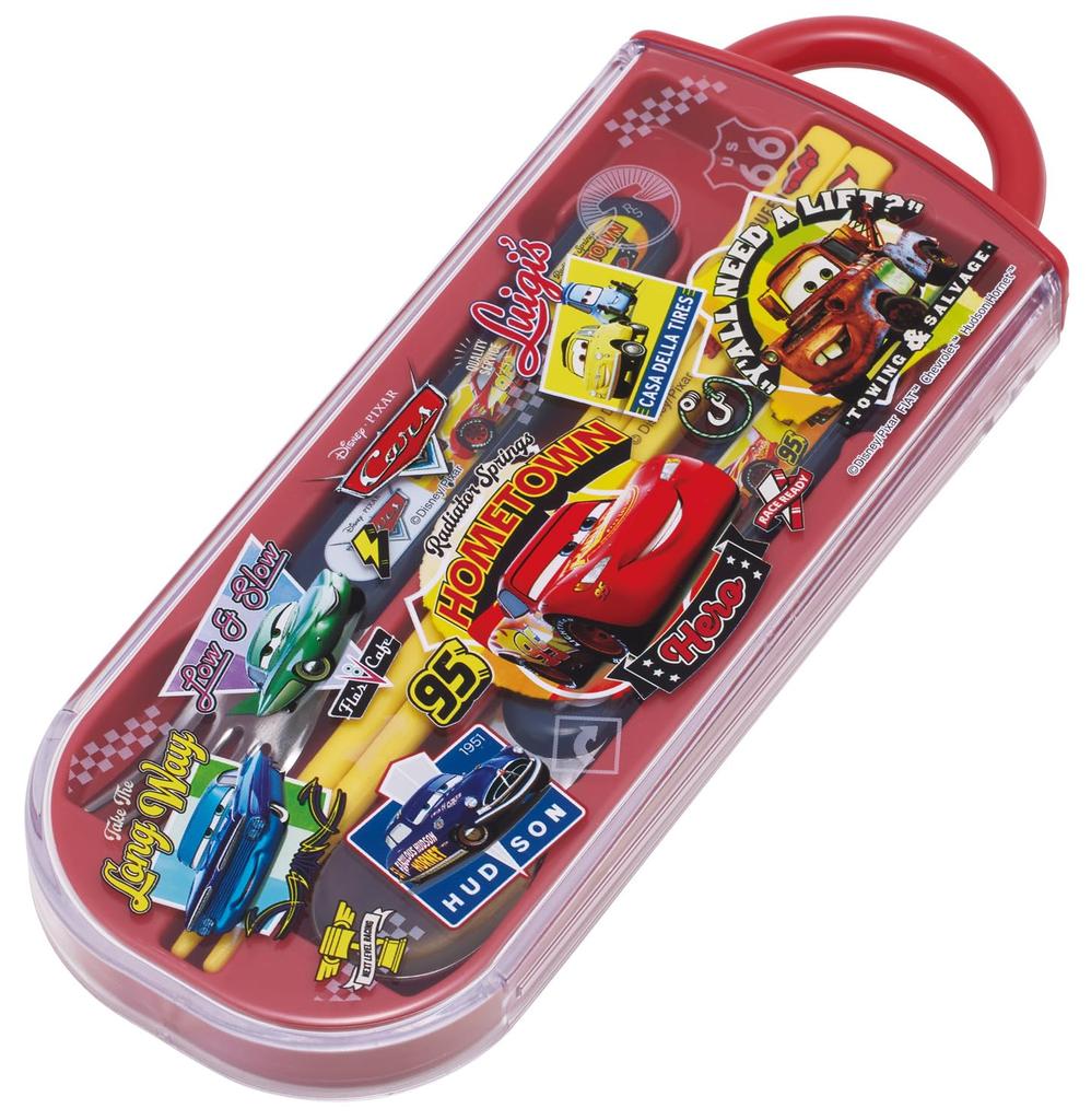 Skater Набор палочек для бенто Disney Cars 26 для мальчиков и детей (Палочки для еды, ложка, вилка) 16.5см TACC2-A