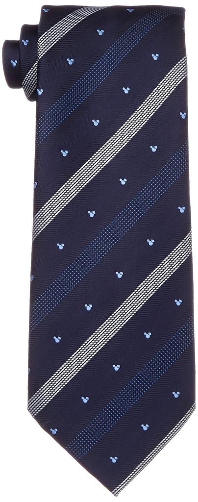 Officially Licensed Disney Mickey Mouse Tie Navy Blue F WAD-51