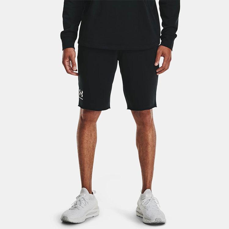 Under Armour Повседневные спортивные дышащие шорты с принтом, мужские штаны, черные 1361631-001
